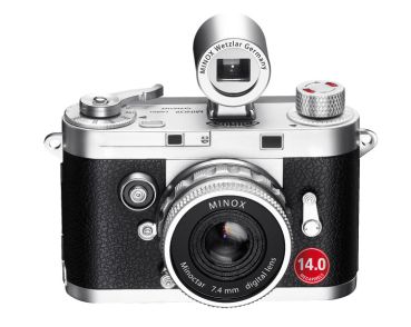 MINOX Digital Classic Camera (14.0MP) silber          Holzbox