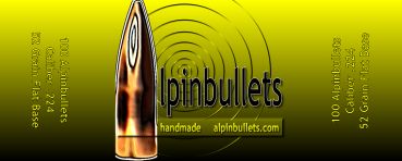 ALPINBULLETS CAL .224 GR. 52