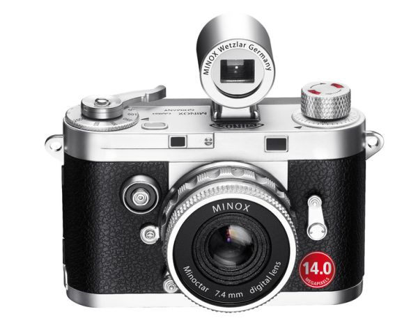 MINOX Digital Classic Camera (14.0MP) silber          Holzbox