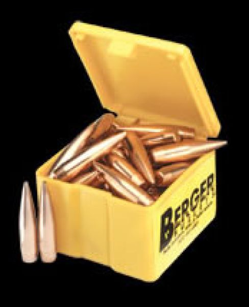 BERGER Target Bullets 30 cal 185 Grain Match Hybrid Target